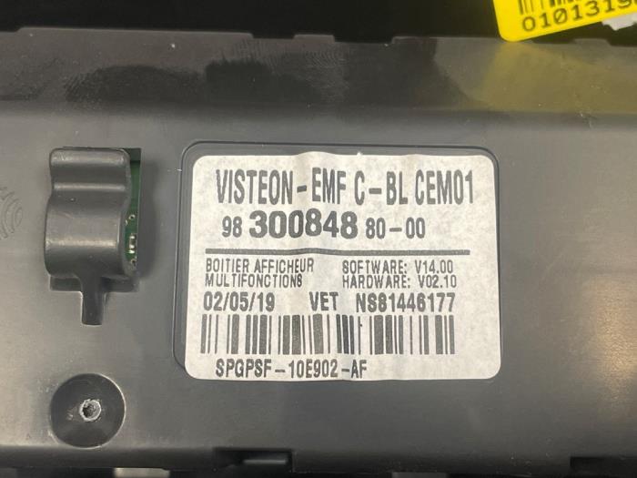 Radiokontrollpanel från en Peugeot Expert (V1/VA/VB/VE/VF/VT/VY) 1.6 Blue HDi 95 16V 2019