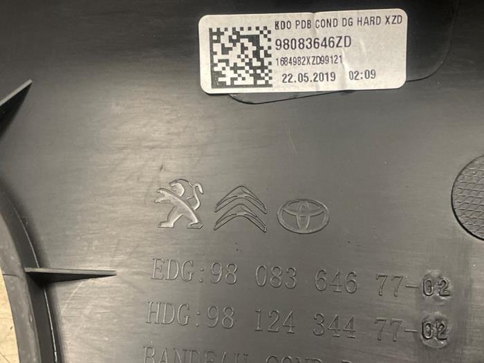 Instrumentbräda, del från en Peugeot Expert (V1/VA/VB/VE/VF/VT/VY) 1.6 Blue HDi 95 16V 2019