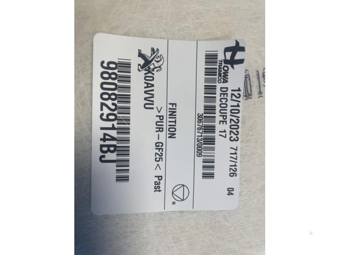 Inre takklädsel från en Peugeot Expert (V1/VA/VB/VE/VF/VT/VY) 1.6 Blue HDi 95 16V 2019