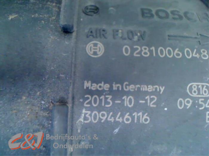 Miernik ilosci powietrza z Fiat Ducato (250) 2.3 D 120 Multijet 2007