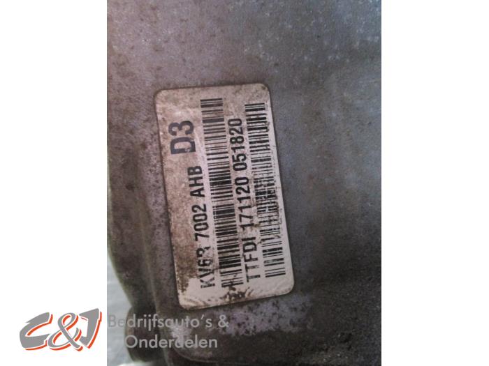 Växellåda från en Ford Tourneo Connect/Grand Tourneo Connect 1.5 EcoBlue 2021