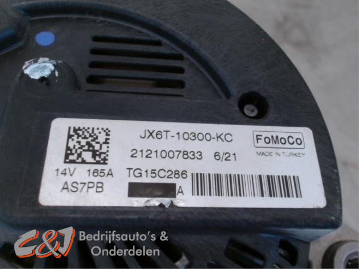 Dynamo van een Ford Tourneo Connect/Grand Tourneo Connect 1.5 EcoBlue 2021