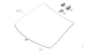 Nieuwe Voorruit Mercedes A (177.0) 1.3 A-200 Turbo 16V Prijs € 363,00 Inclusief btw aangeboden door De Vogel Auto's B.V.