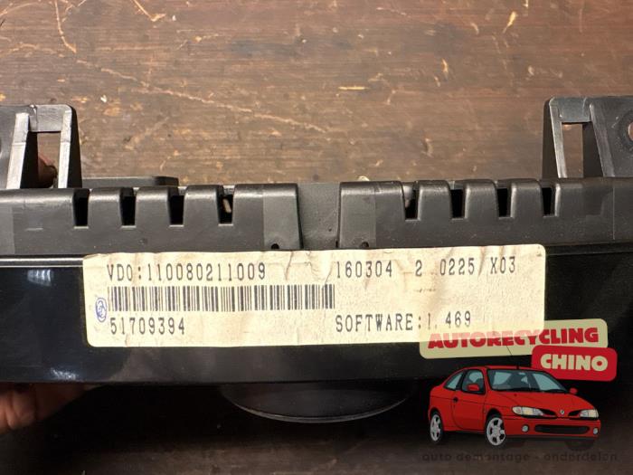 Vägmätare KM från en Lancia Ypsilon (843) 1.4 16V 2004