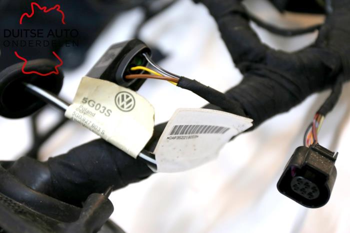 Kabelboom motorruimte van een Volkswagen Golf VII (AUA) 1.4 TSI 16V 2014