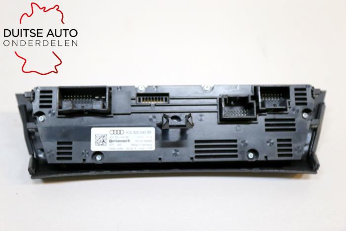 Panneau climatronic d'un Audi A6 (C7) 3.0 V6 24V TFSI Quattro 2016