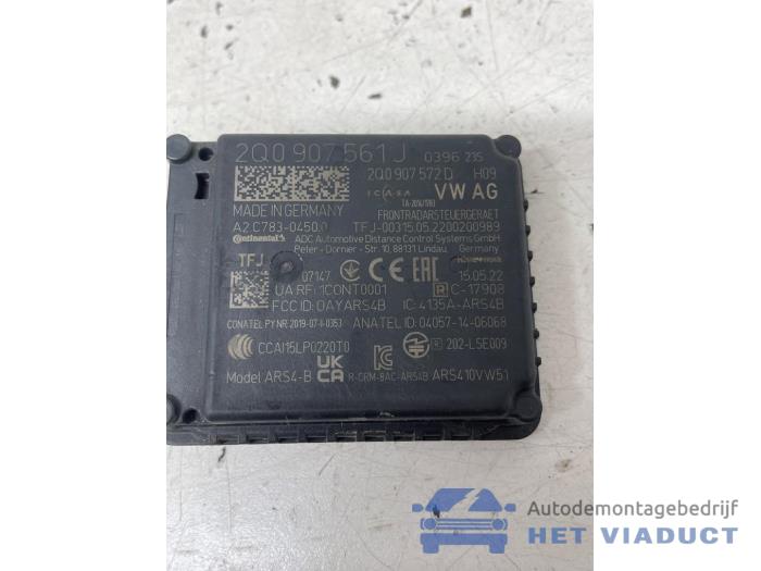 Adaptiv farthållare, sensor (avstånd) från en Skoda Fabia IV (PJ3) 1.0 MPI 12V 2022