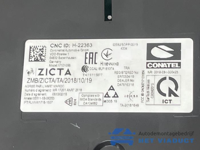 Kilometerteller KM van een Volkswagen Caddy IV 2.0 TDI 102 2020