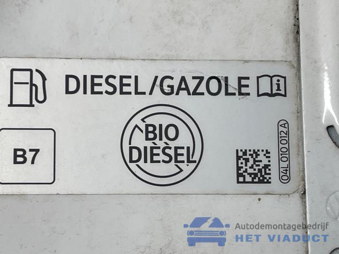 Tank Klep van een Volkswagen Caddy IV 2.0 TDI 102 2020