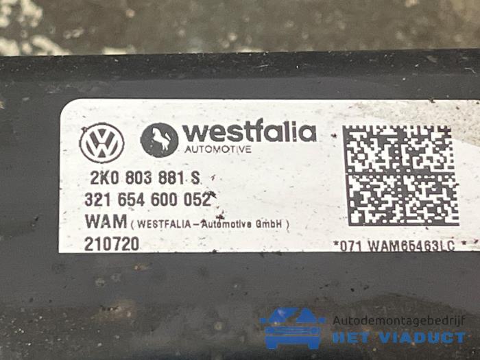 Trekhaak van een Volkswagen Caddy IV 2.0 TDI 102 2020