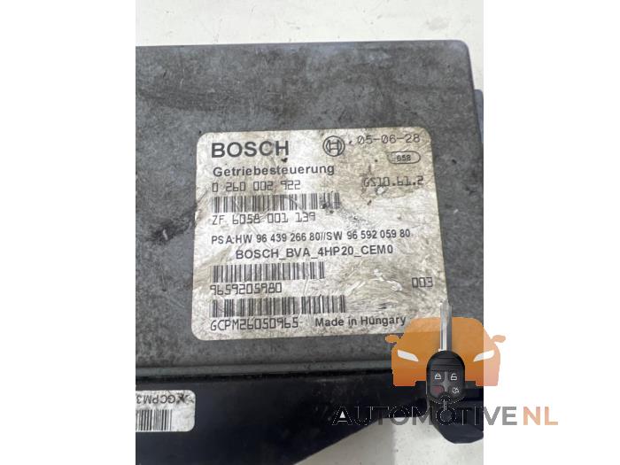 Dator, automatisk växellåda från en Peugeot 407 SW (6E) 2.0 HDiF 16V 2005