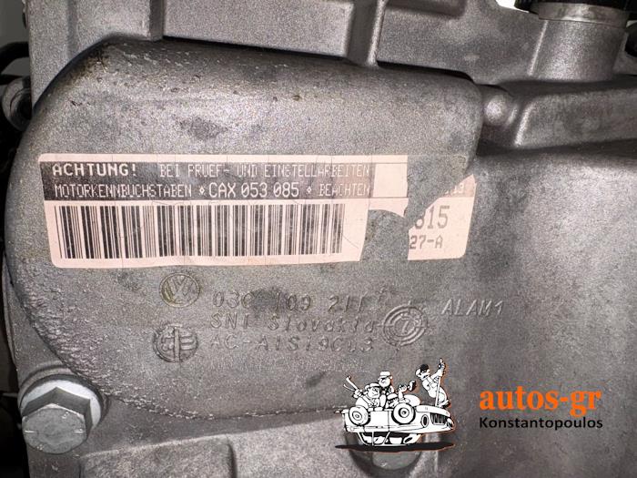 Motor från en Volkswagen Golf V (1K1) 1.4 TSI 122 16V 2008