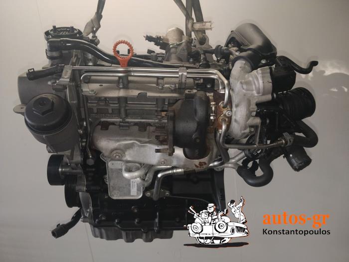Motor från en Volkswagen Golf V (1K1) 1.4 TSI 122 16V 2008