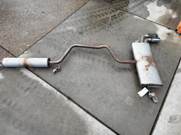 Tlumik srodkowy+koncowy z Audi A3 Sportback (8VA/8VF) 1.4 TFSI 16V 2014