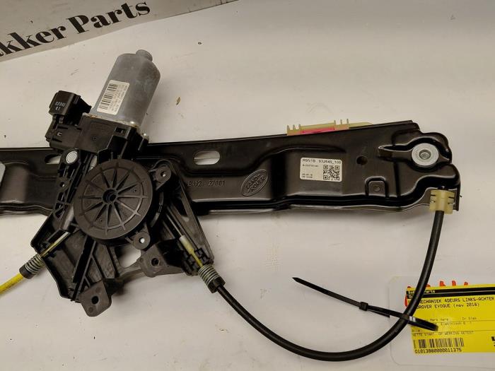 Fönstermekanism för bakre dörr, 4-dörrars, vänster från en Land Rover Range Rover Evoque (LVJ/LVS) 2.0 D 150 16V 5-drs. 2018