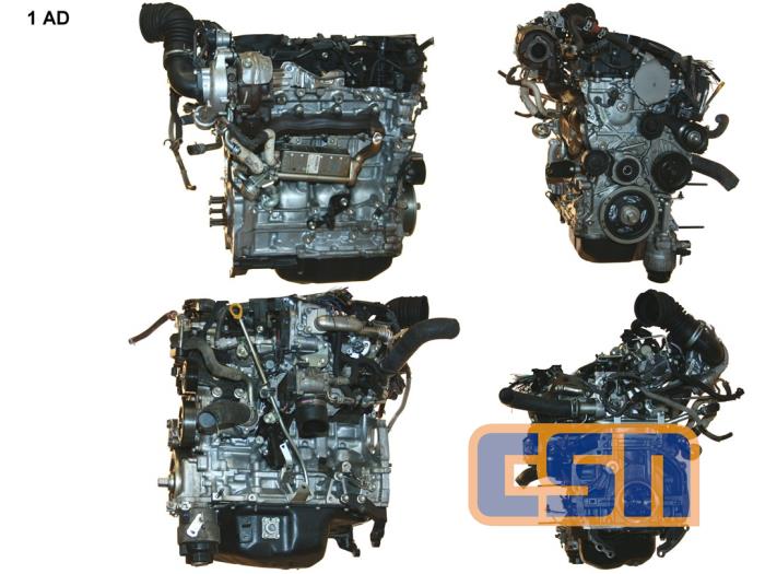 Engine Toyota RAV4 2.0 D-4D 16V 4x4 - 172010W020 1AD