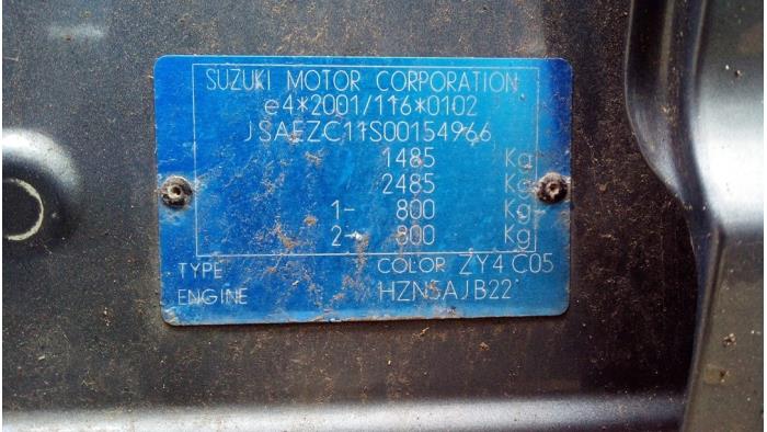 Suzuki Swift 1.3 VVT 16V Sloopvoertuig (2006, Grijs)