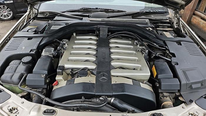 Mercedes SL 6.0 600 SL, SL-600 V12 48V Sloopvoertuig (1995, Zwart)