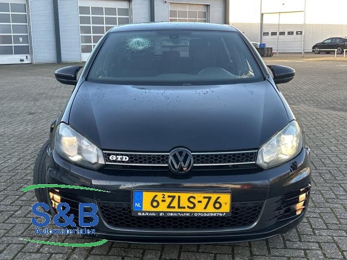 Volkswagen Golf VI 2.0 GTD 16V Sloopvoertuig (2010, Zwart)