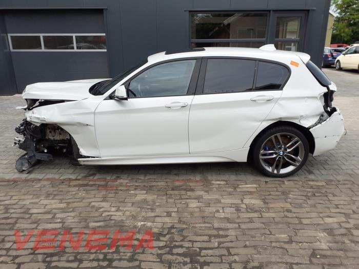 BMW 1 serie 120d TwinPower Turbo 2.0 16V Samochód złomowany (2017, Bialy)