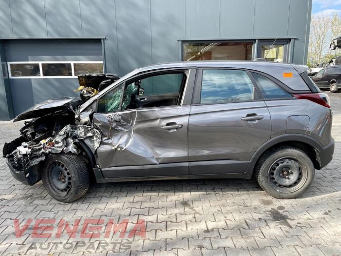 Opel Crossland 1.2 Turbo 12V Sloopvoertuig (2020, Metallic, Donker, Zilvergrijs)