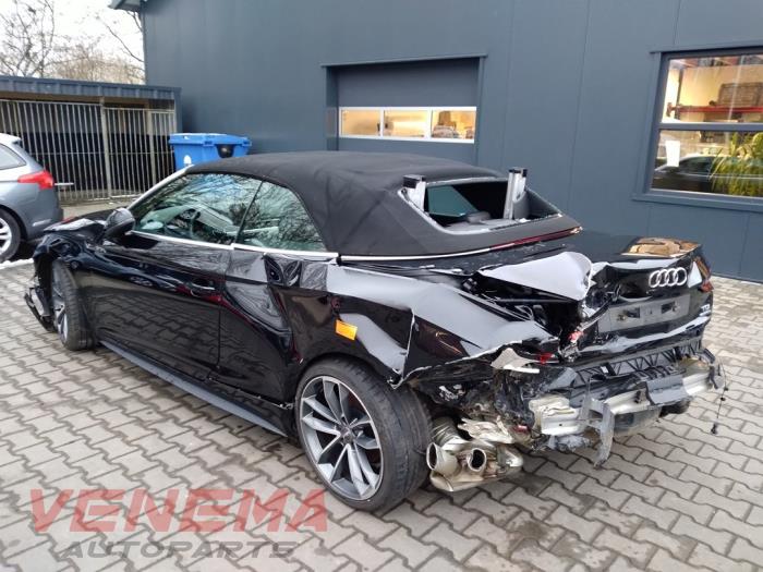 Audi A5 Cabrio 3.0 TDI V6 24V Quattro Skrotfordon (2017, ZWART)