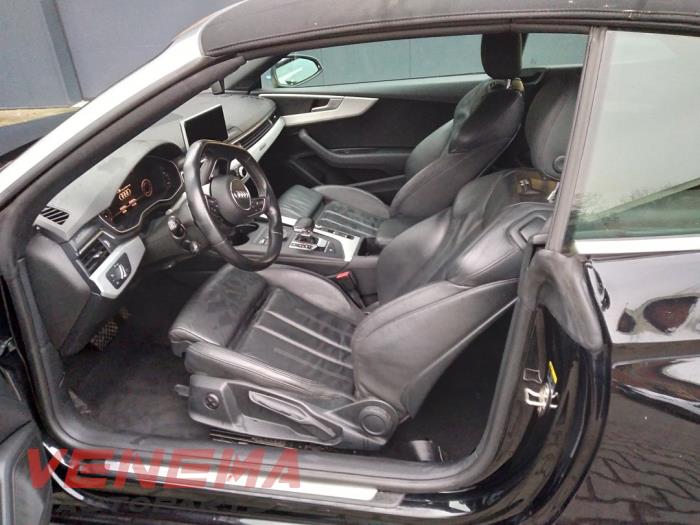 Audi A5 Cabrio 3.0 TDI V6 24V Quattro Skrotfordon (2017, ZWART)