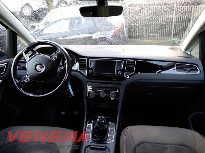 Volkswagen Golf Sportsvan 1.4 TSI 16V Sloopvoertuig (2017, Metallic, Blauw)