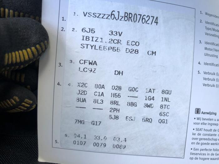 Seat Ibiza IV 1.2 TDI Ecomotive Sloopvoertuig (2010, Zwart)