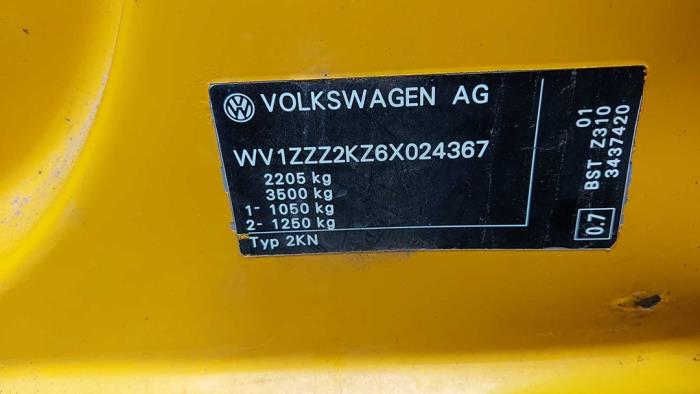 Volkswagen Caddy III 2.0 SDI Sloopvoertuig (2006, Geel)