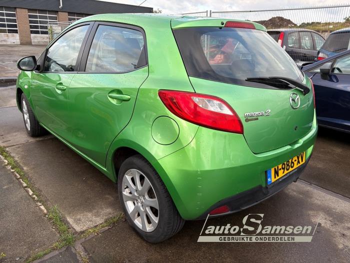 Mazda 2 1.3 16V S-VT Schadevoertuig (2008, Groen)