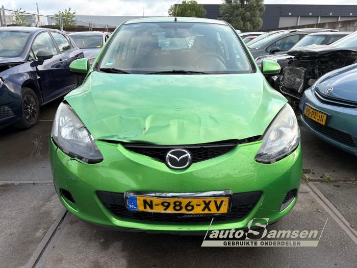 Mazda 2 1.3 16V S-VT Schadevoertuig (2008, Groen)