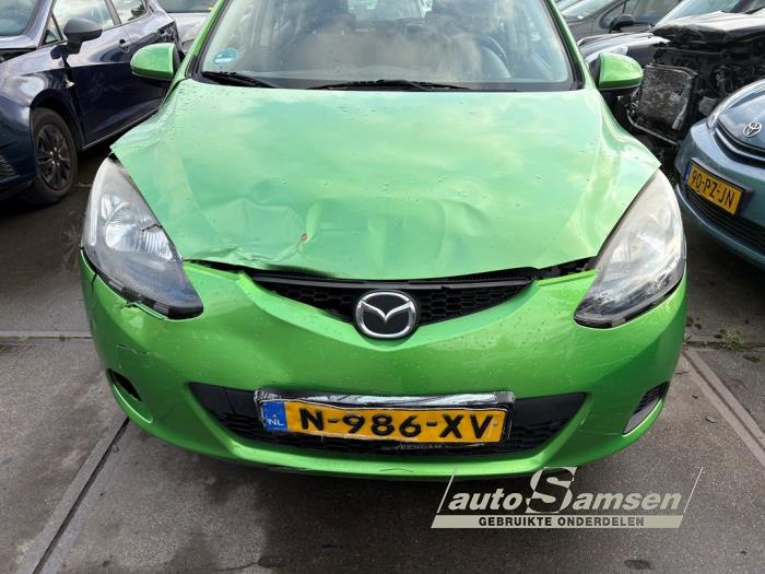 Mazda 2 1.3 16V S-VT Schadevoertuig (2008, Groen)