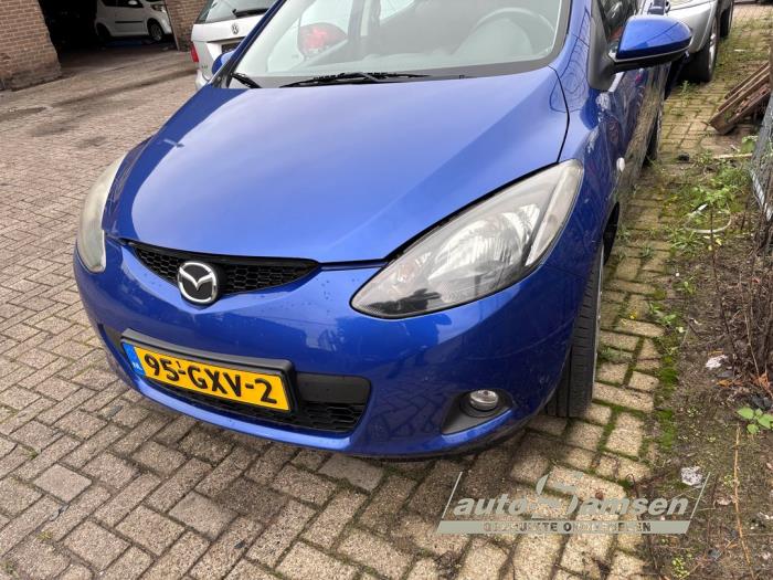 Mazda 2 1.3 16V S-VT High Power Schadevoertuig (2008, Blauw)