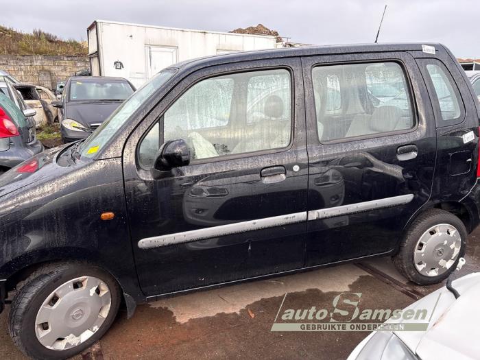 Opel Agila 1.2 16V Twin Port Sloopvoertuig (2005, Zwart)