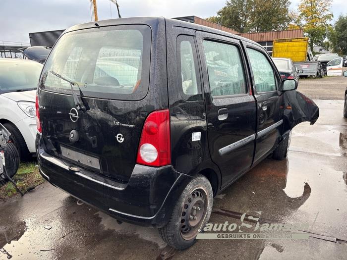 Opel Agila 1.2 16V Twin Port Sloopvoertuig (2005, Zwart)