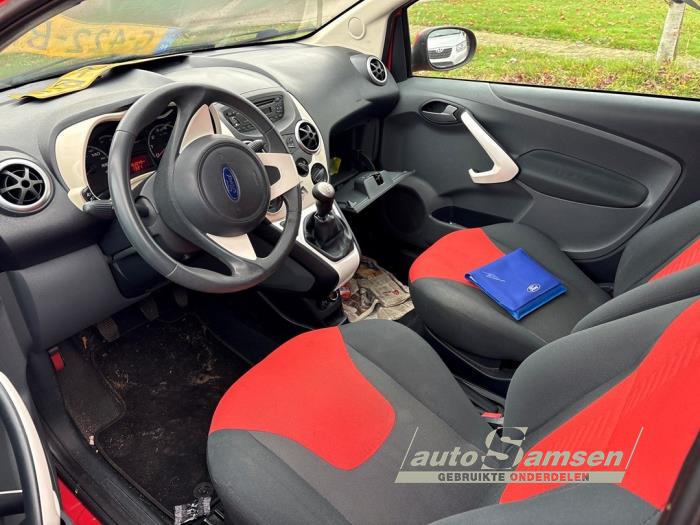 Ford Ka II 1.2 Schadevoertuig (2009, Rood)