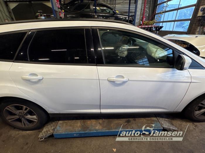 Ford Focus 3 Wagon 1.0 Ti-VCT EcoBoost 12V 125 Sloopvoertuig (2014, Wit)