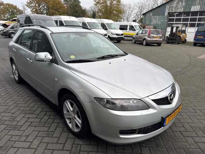 Mazda 6 Sportbreak 1.8i 16V Schadevoertuig (2006, Grijs)