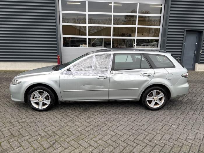 Mazda 6 Sportbreak 1.8i 16V Schadevoertuig (2006, Grijs)