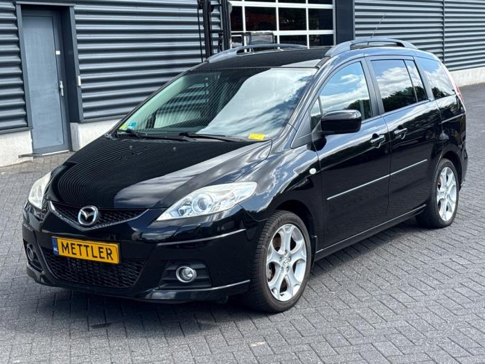 Mazda 5 2.0i 16V Schadevoertuig (2009, Zwart)
