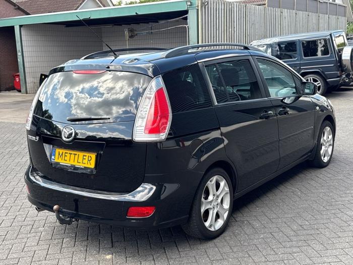 Mazda 5 2.0i 16V Schadevoertuig (2009, Zwart)