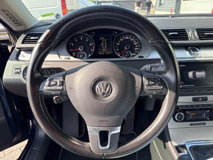 Volkswagen Passat CC 2.0 TSI 16V Schadevoertuig (2011, Blauw)