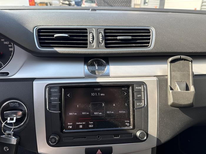 Volkswagen Passat CC 2.0 TSI 16V Schadevoertuig (2011, Blauw)