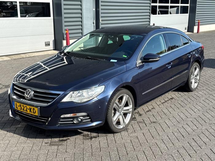 Volkswagen Passat CC 2.0 TSI 16V Schadevoertuig (2011, Blauw)