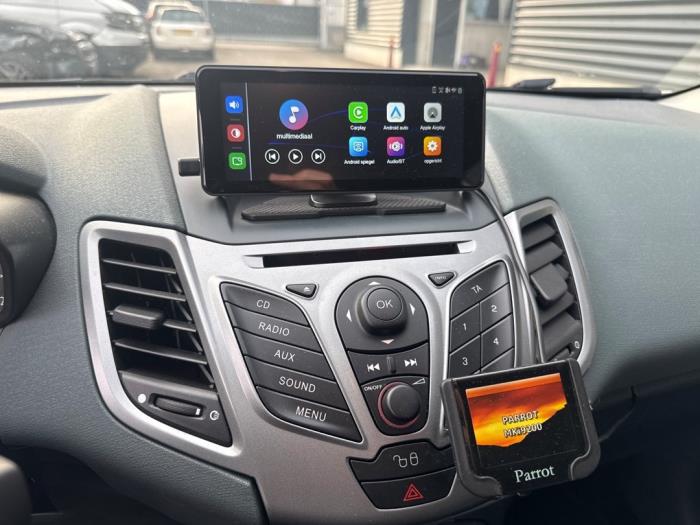 Ford Fiesta 6 1.25 16V Schadevoertuig (2010, Grijs)