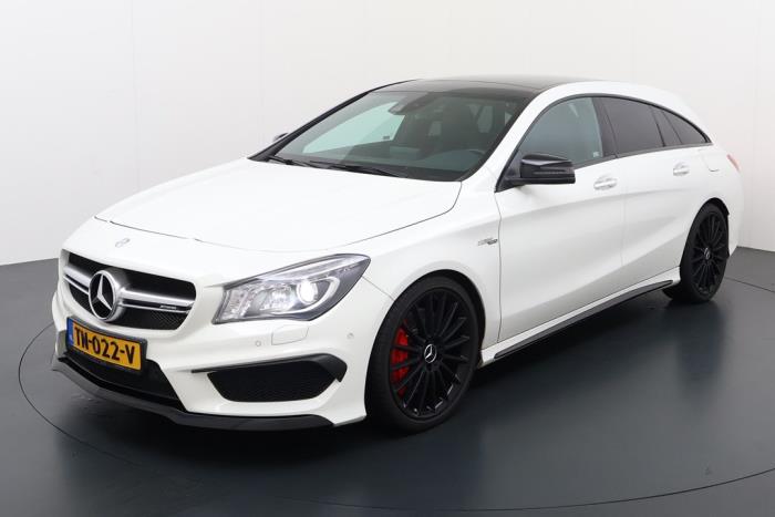Mercedes CLA Shooting Brake AMG 2.0 CLA-45 AMG Turbo 16V Samochód uszkodzony (2015, Bialy)