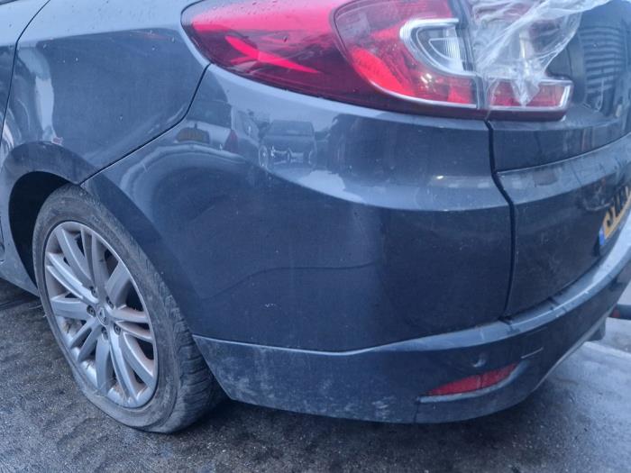 Renault Megane III Grandtour 1.5 dCi 110 Samochód złomowany (2013, Szary)