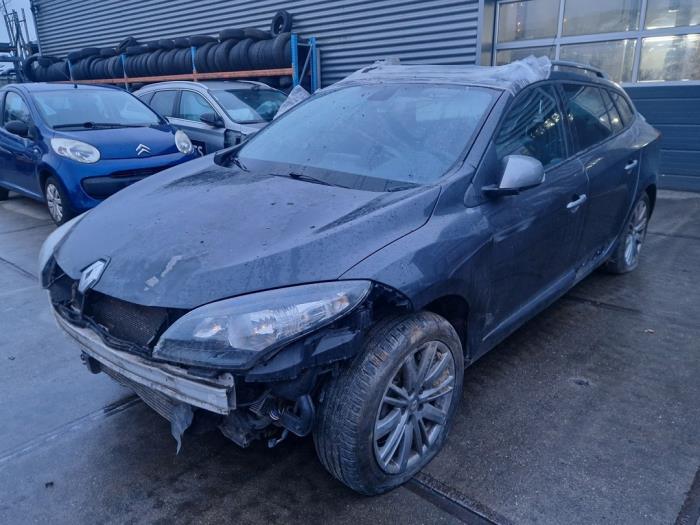Renault Megane III Grandtour 1.5 dCi 110 Samochód złomowany (2013, Szary)