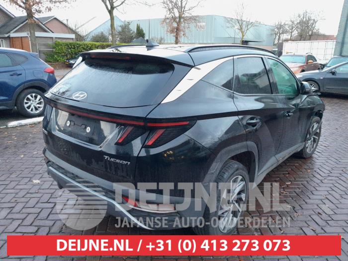 Hyundai Tucson 1.6 T-GDI Sloopvoertuig (2021, Zwart)
